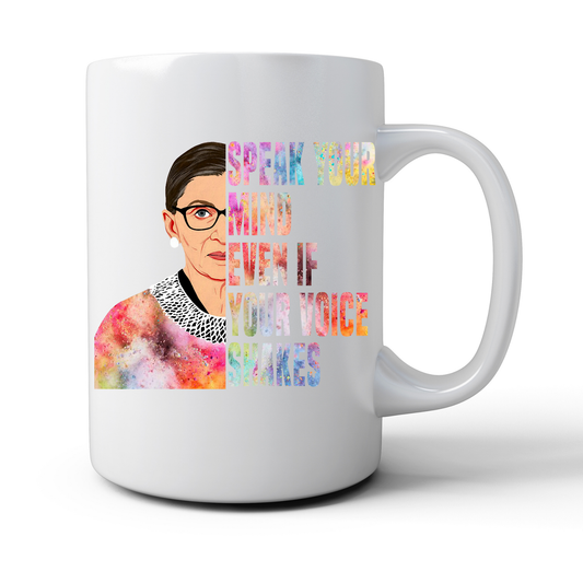 RBG Speak Your Mind Mug
