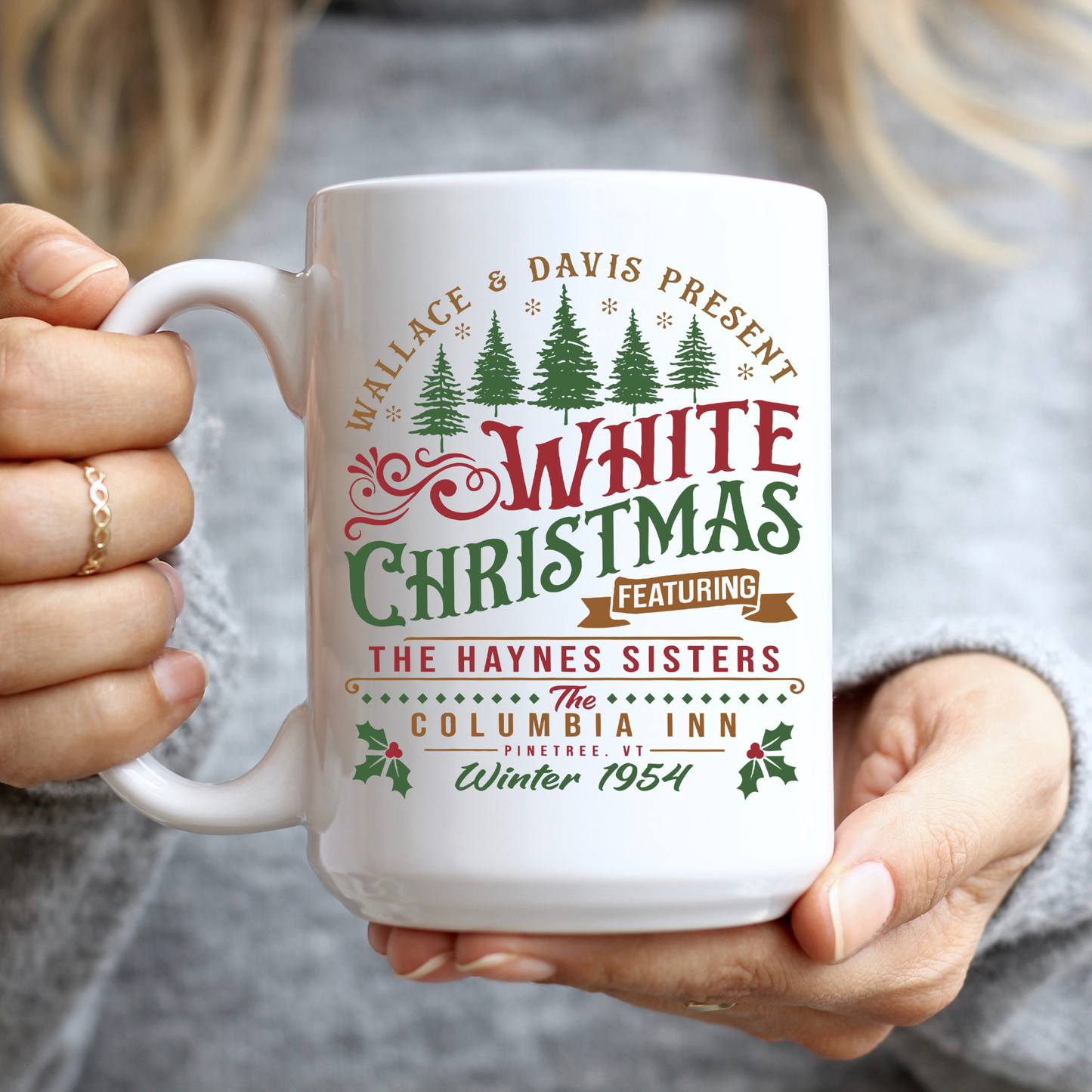 White Christmas Mug