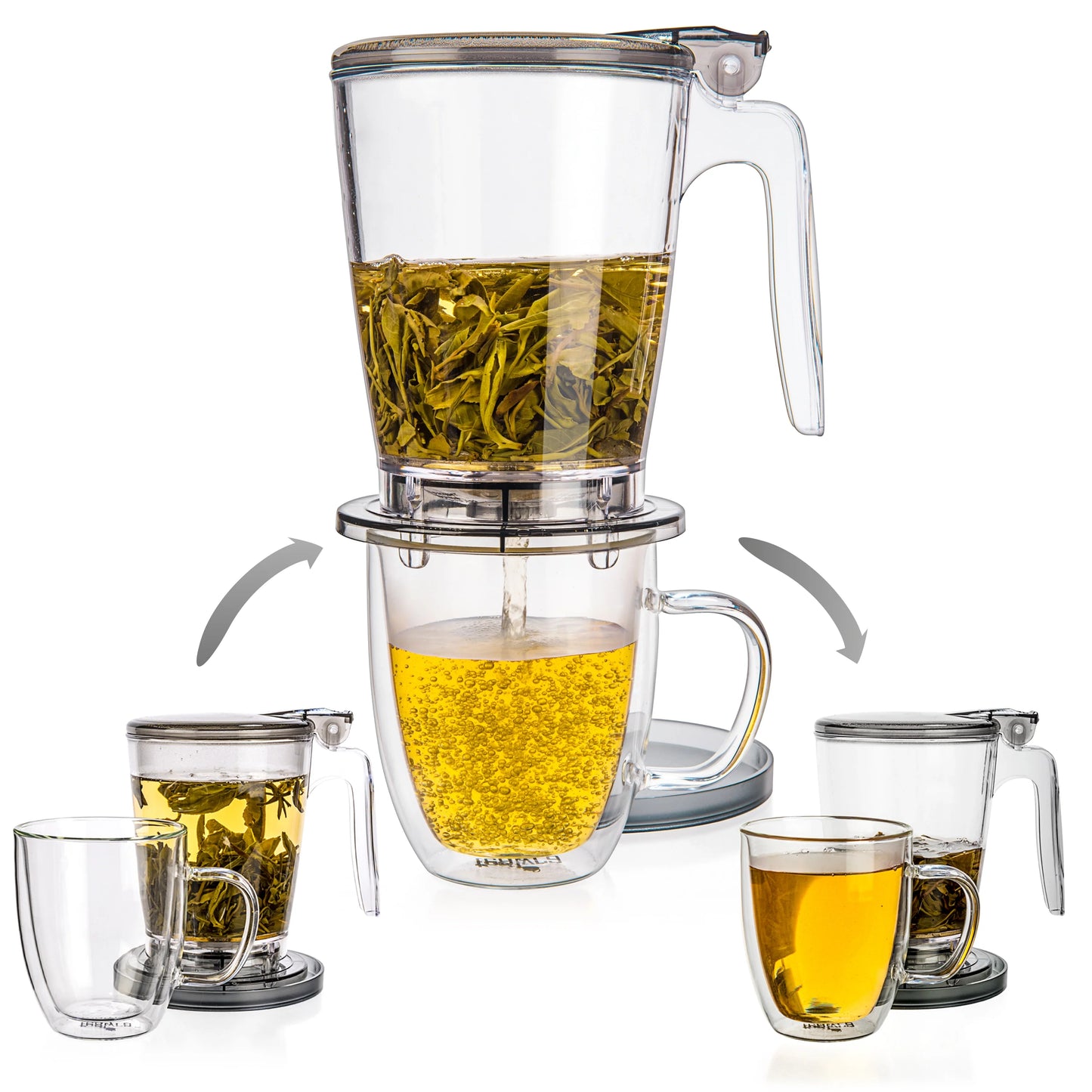 30oz Loose Leaf Gravity Teapot