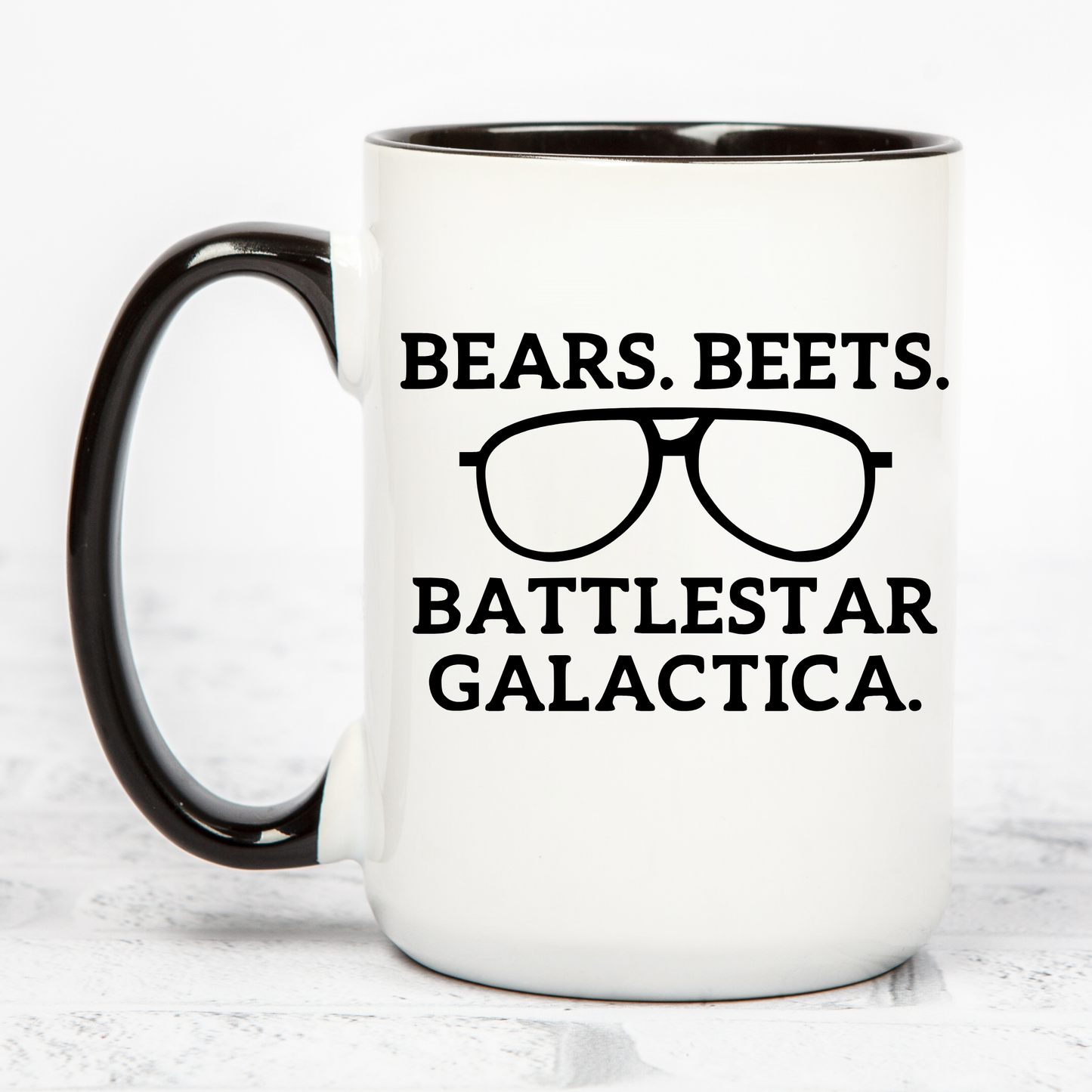 Bears Beets Battlestar Mug