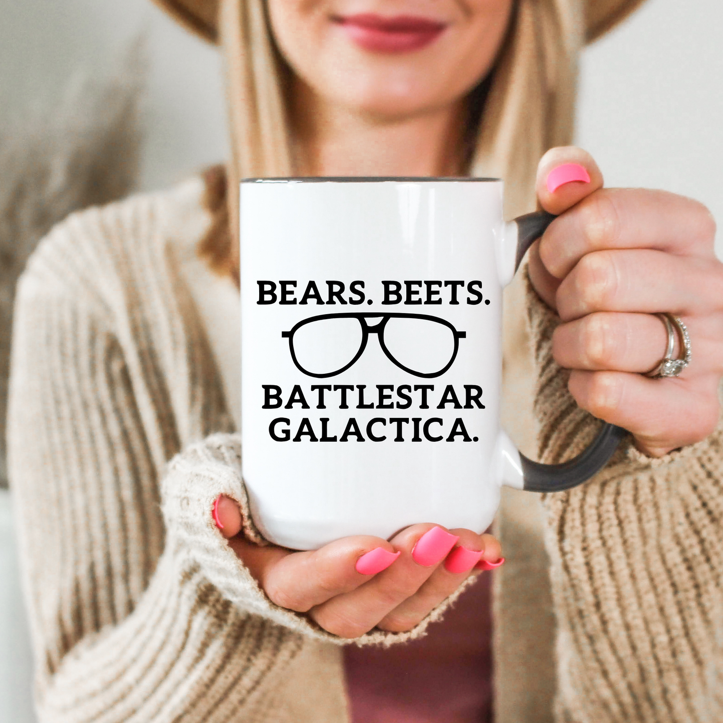 Bears Beets Battlestar Mug