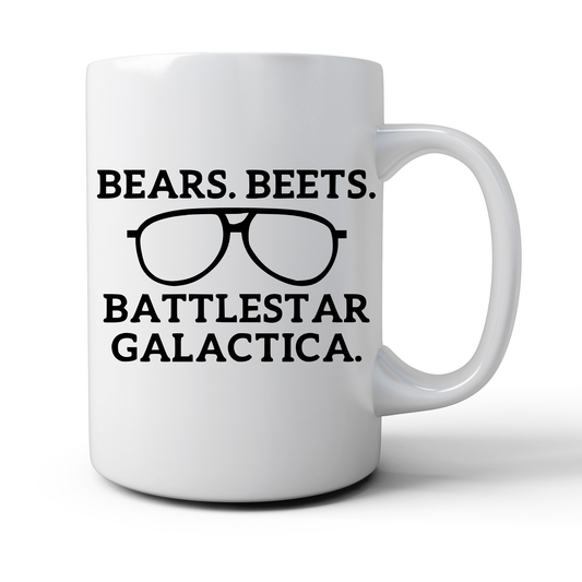 Bears Beets Battlestar Mug