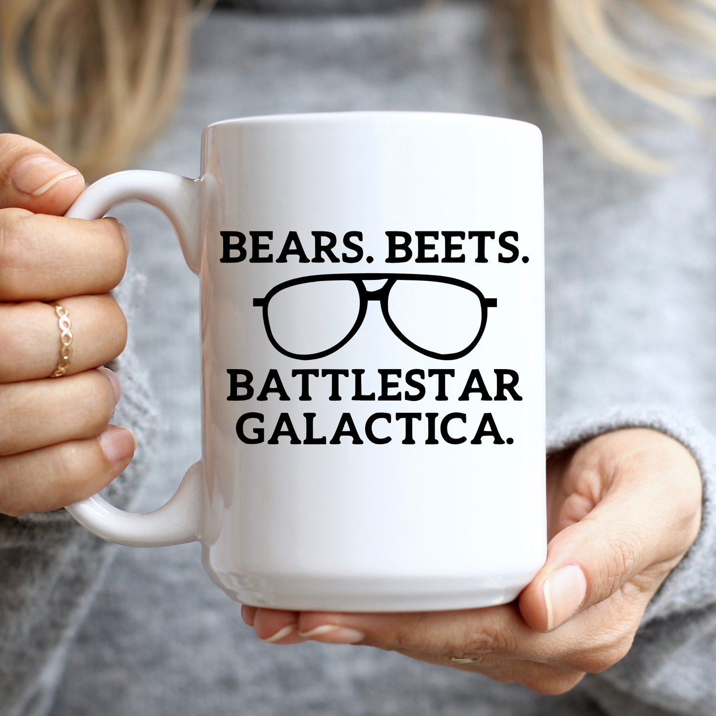 Bears Beets Battlestar Mug