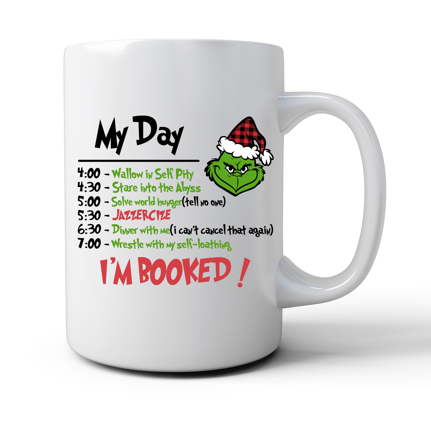 The Grinch is Booked! Mug