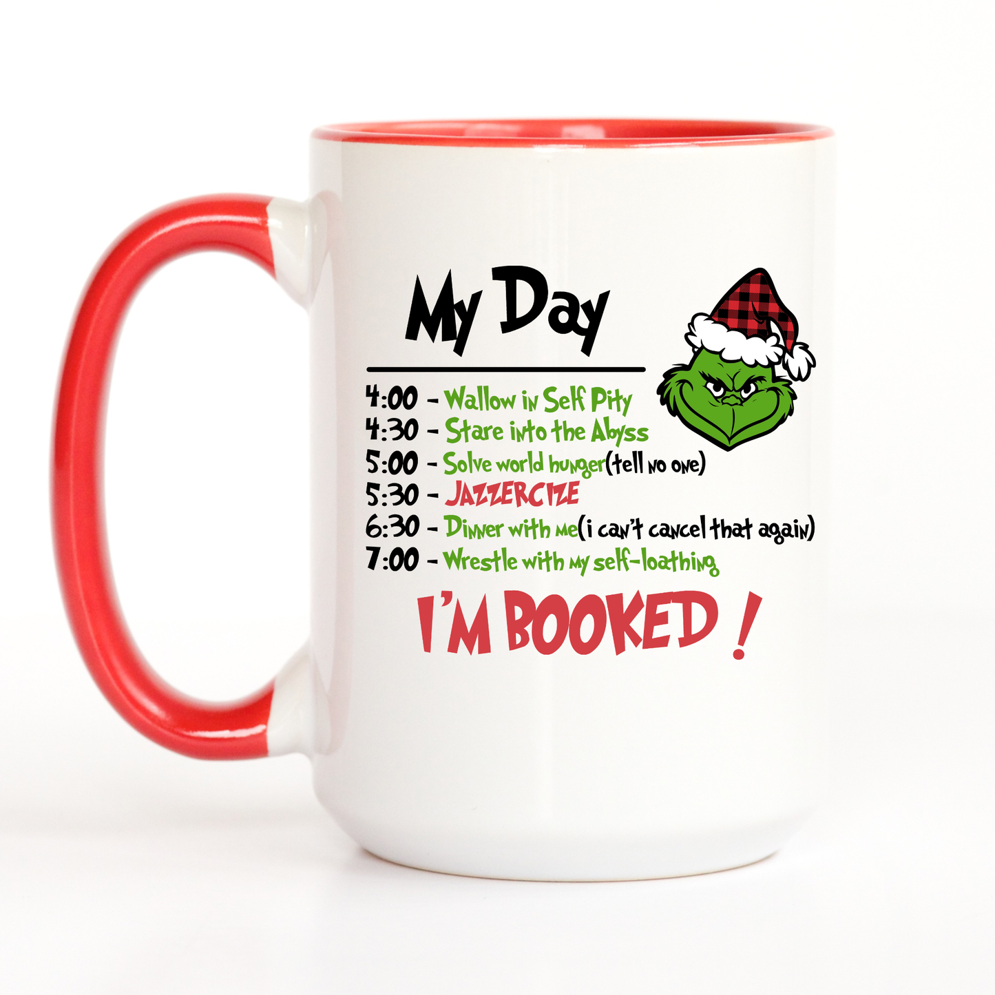 The Grinch is Booked! Mug