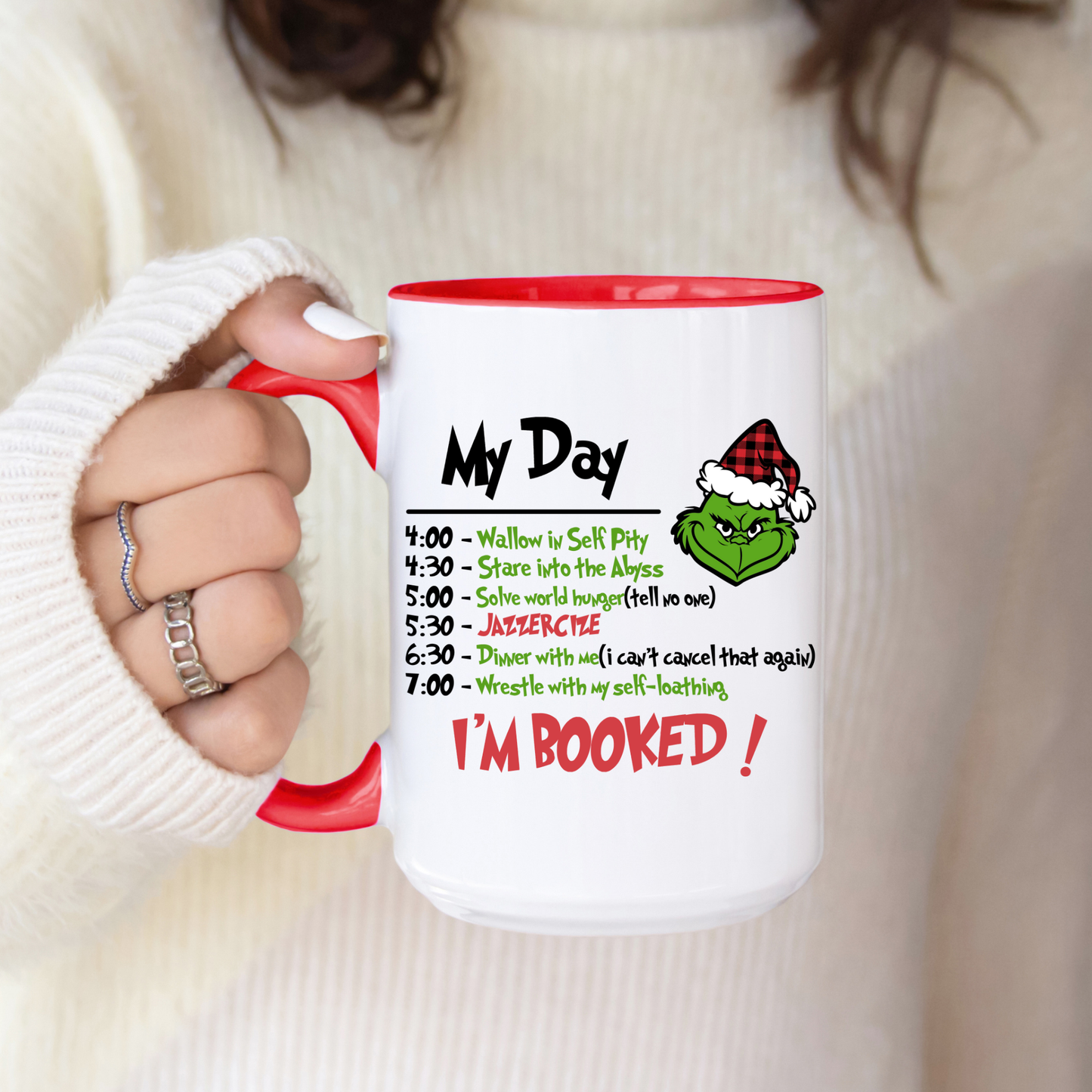 The Grinch is Booked! Mug