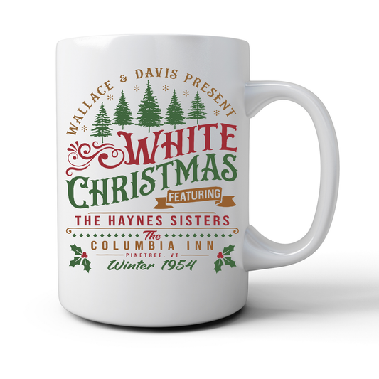 White Christmas Mug