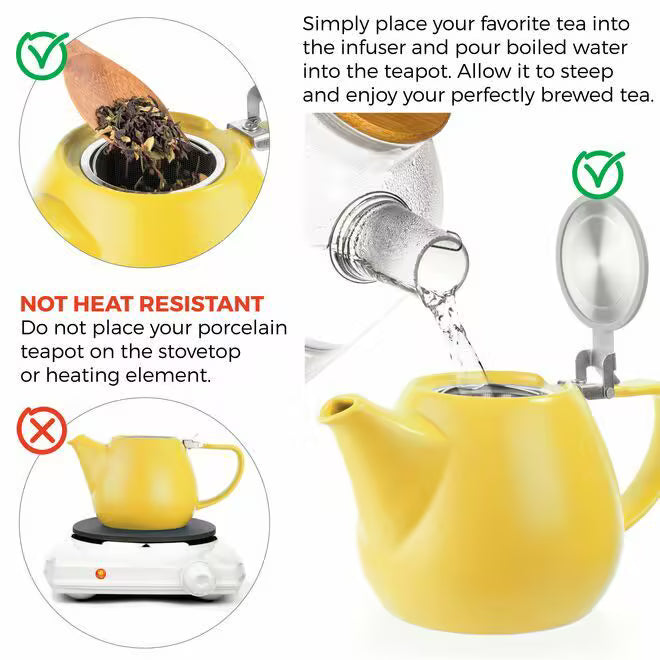 JOVE Porcelain Teapot