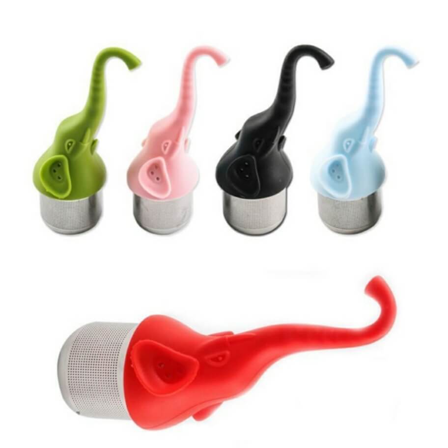Silicone Elephant Stainless Steel Steeper